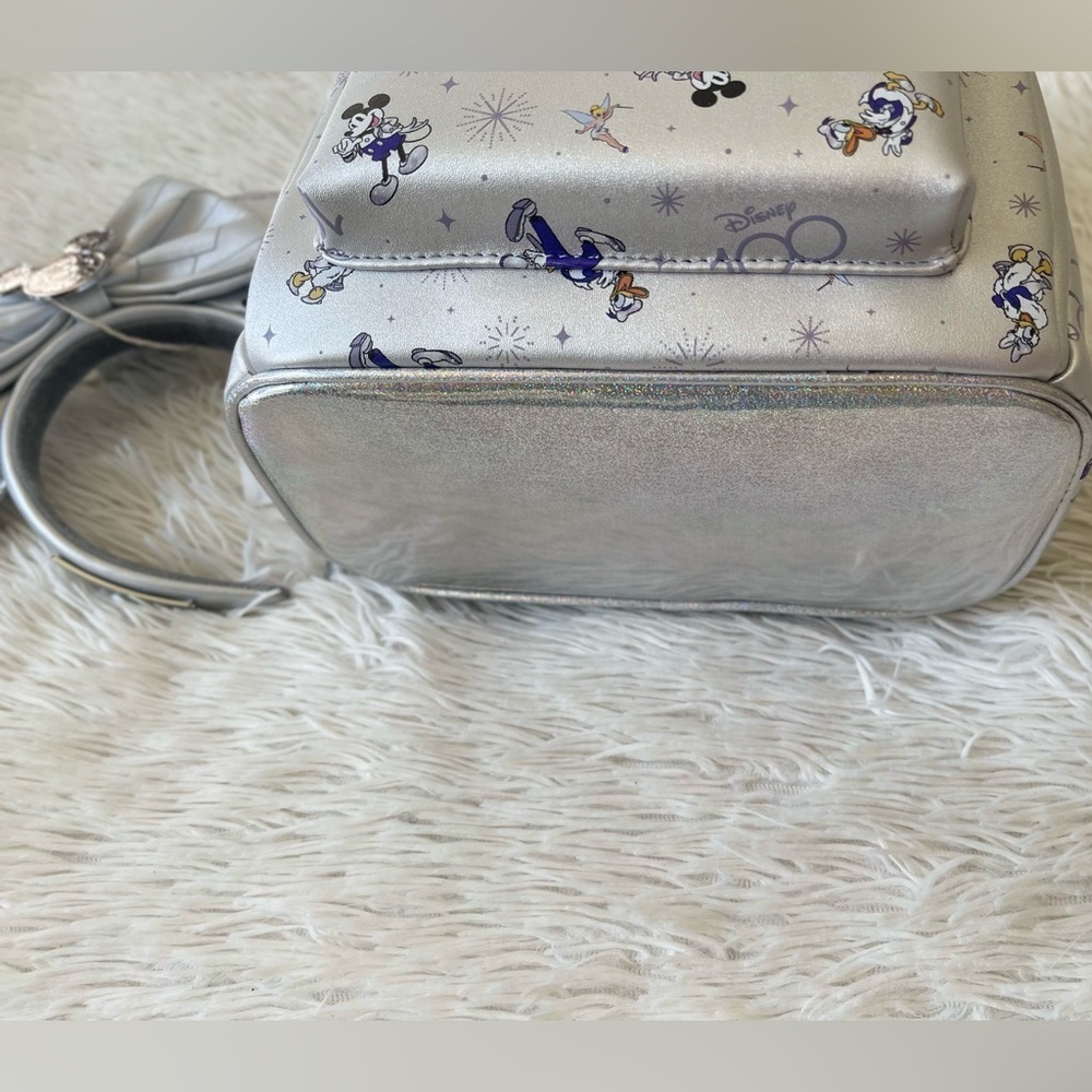 2pc NWT Disney 100 Celebration Mickey & Friends Loungefly Mini Backpack retired - Picture 5 of 12